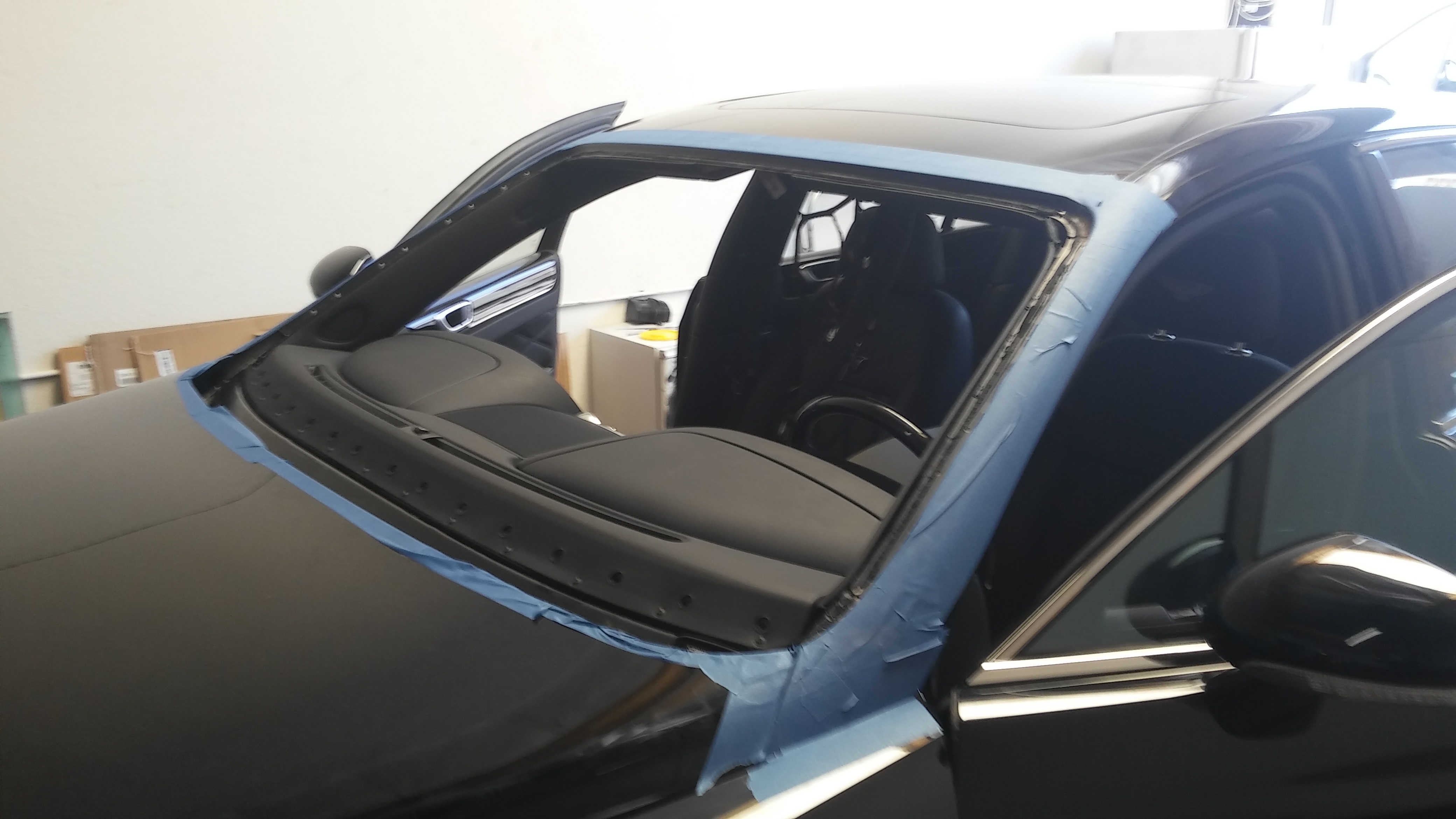 Auto Glass Removed on Bentley Flying Spur in Las Vegas, NV Southwest